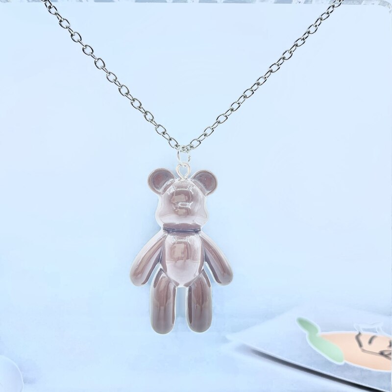 Kidcore bear pendant