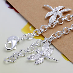 Fairycore bracelet with dragonflies