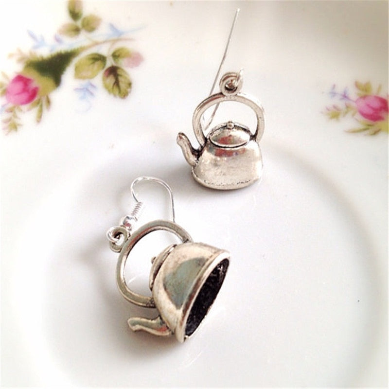Aesthetic original teapot earrings