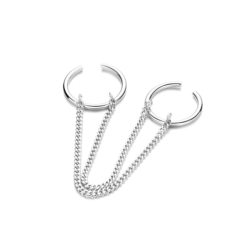 Punk Style Open Double Rings