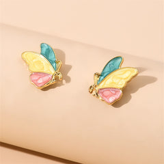 Aesthetic butterfly wing earrings