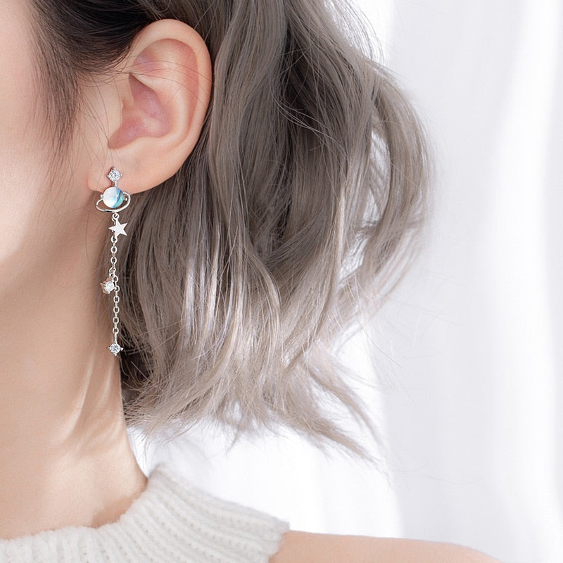 Aesthetic planet earrings