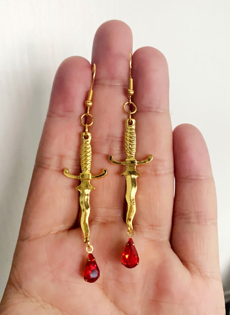 Dagger earrings in ALT style