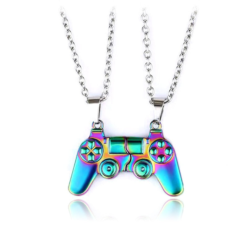 Friendship Couple Necklace  Game Controller