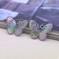 Multicolor Butterfly Earrings
