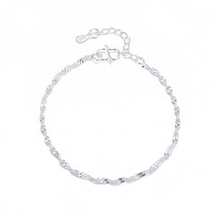 Aesthetic shiny bracelet in a minimalist style