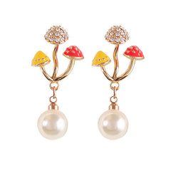 Mushroom Charming Earrings