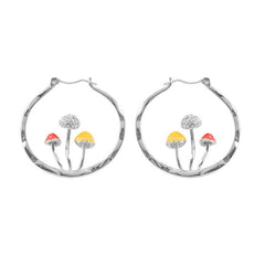 Mushroom Charming Earrings