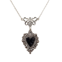 Sacred Heart Gothic Necklace
