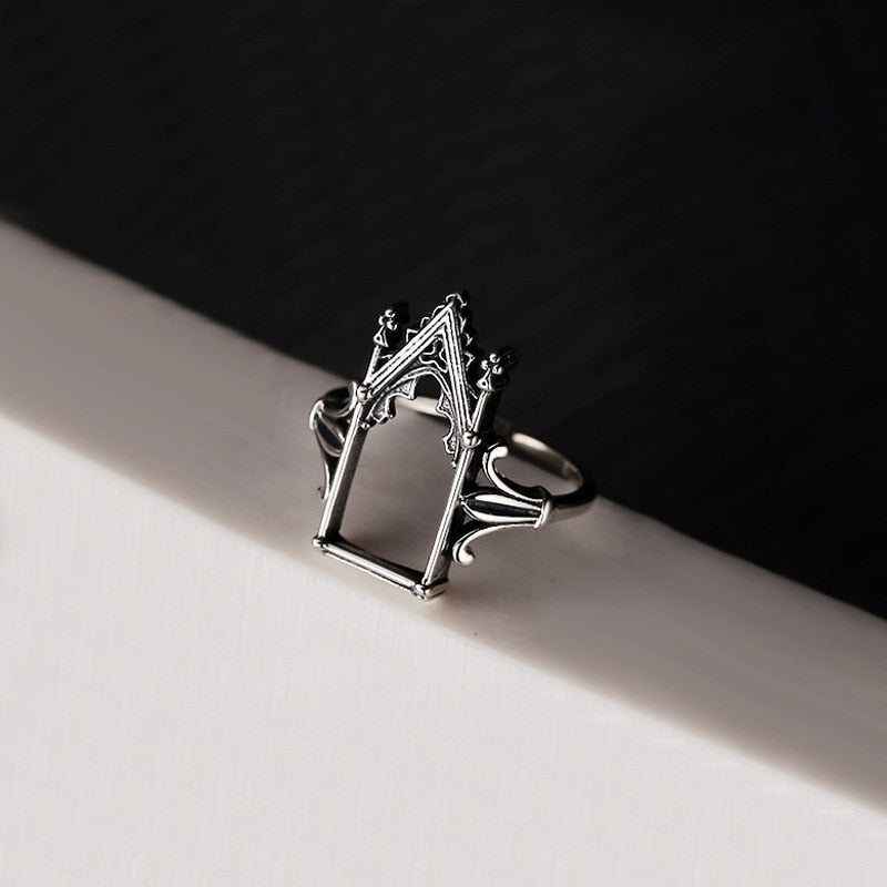 Gothic castle ring